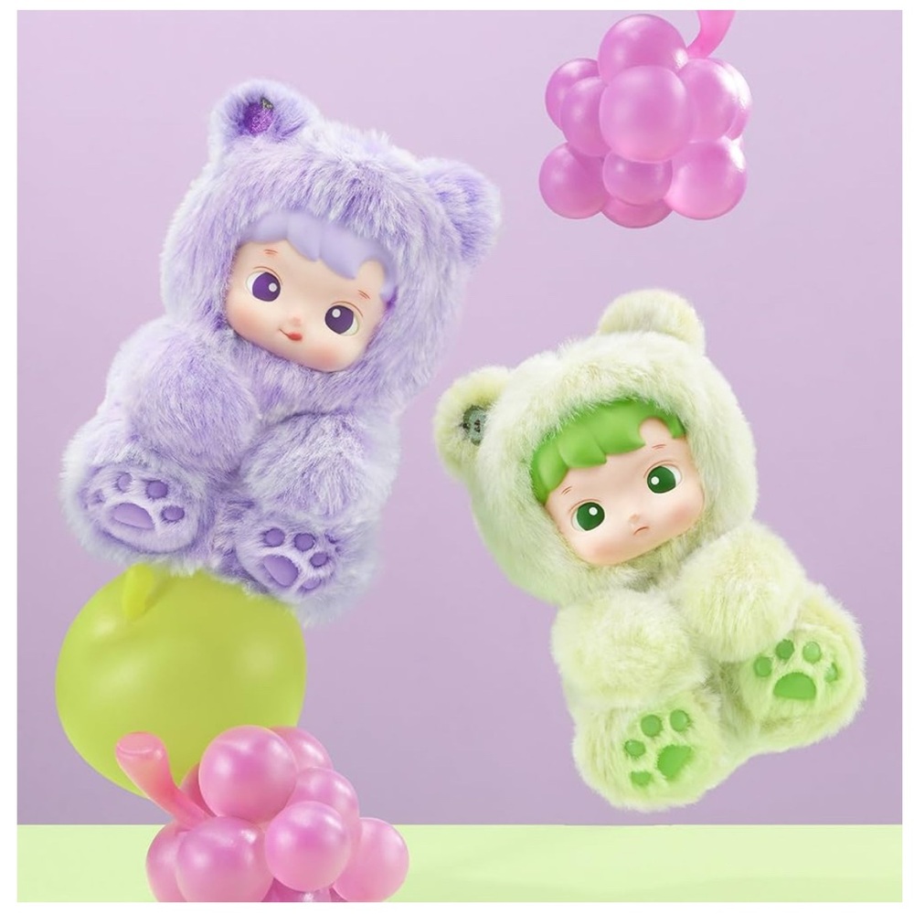 Pop Mart- HACIPUPU Gummy Bear Series-Vinyl Plush Pendent (Green Apple Flavor)